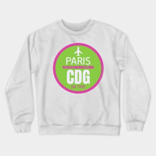 Paris France airport Crewneck Sweatshirt